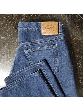 Vintage Draggin Motorcycle Jeans Kevlar Lined Protective Double Knee USA 36x29